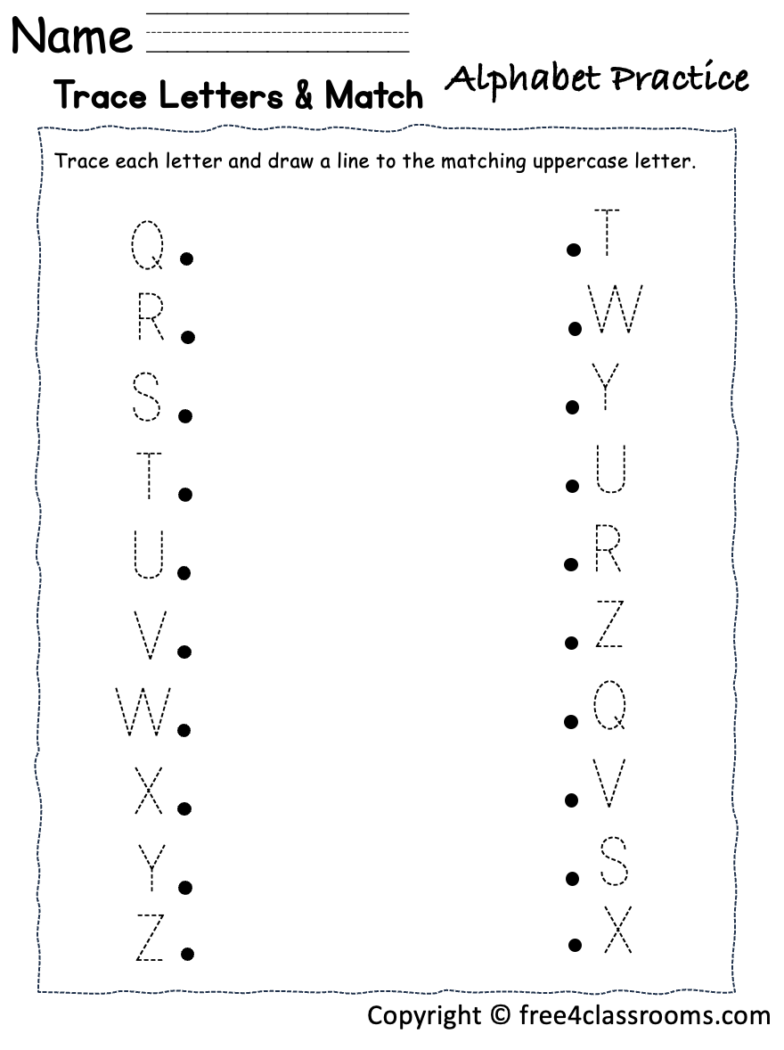 Alphabet A Practice Worksheets