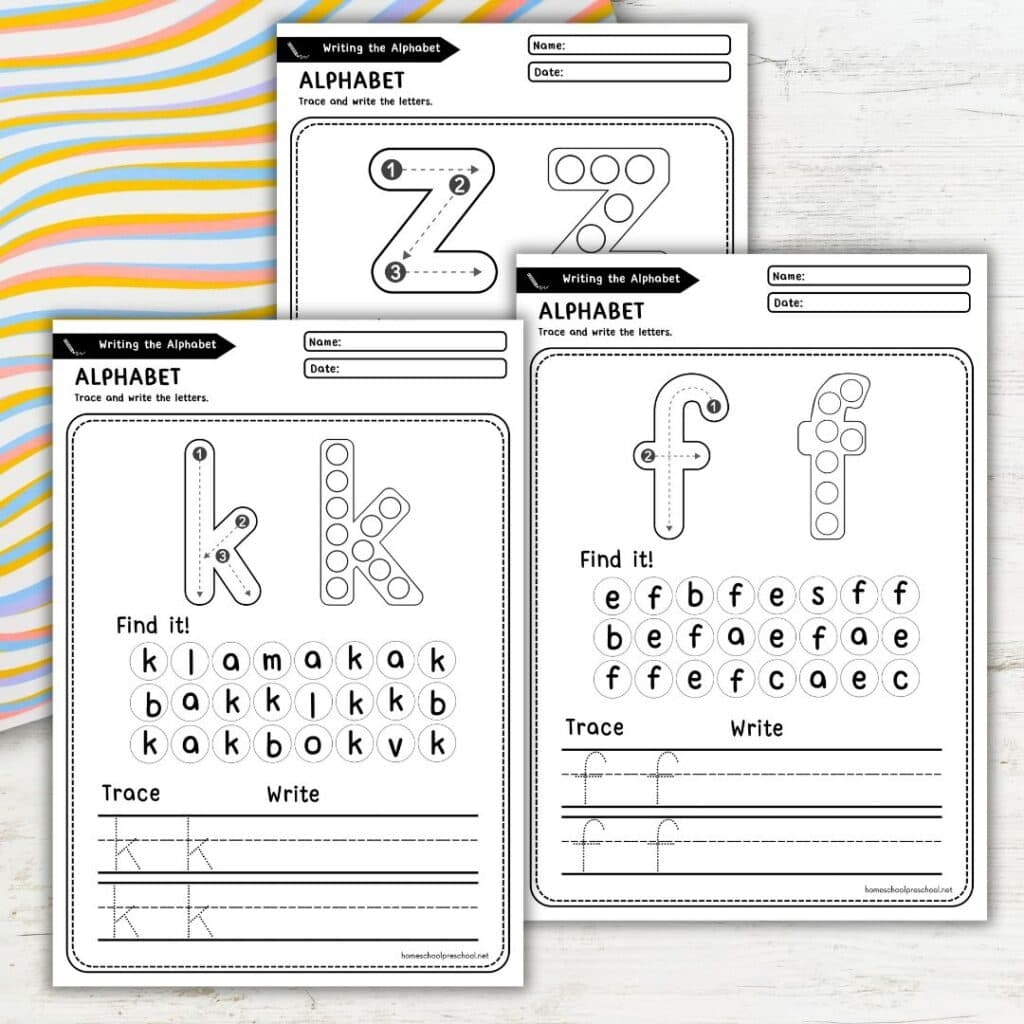 Lowercase Alphabet Worksheets For Kindergarten
