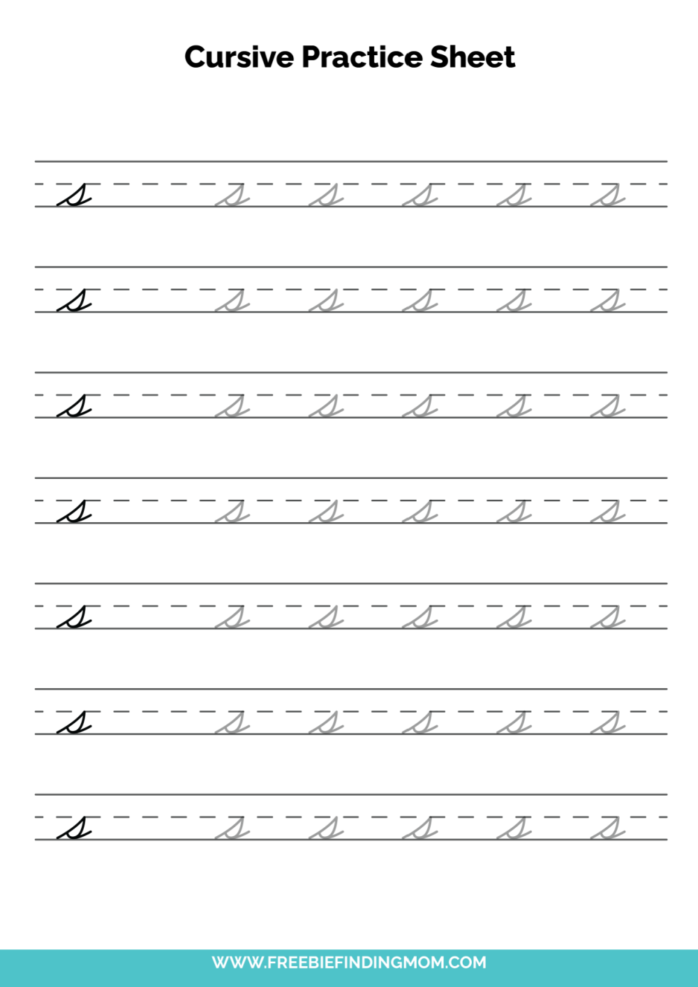 Cursive Alphabet Tracing Worksheets Pdf