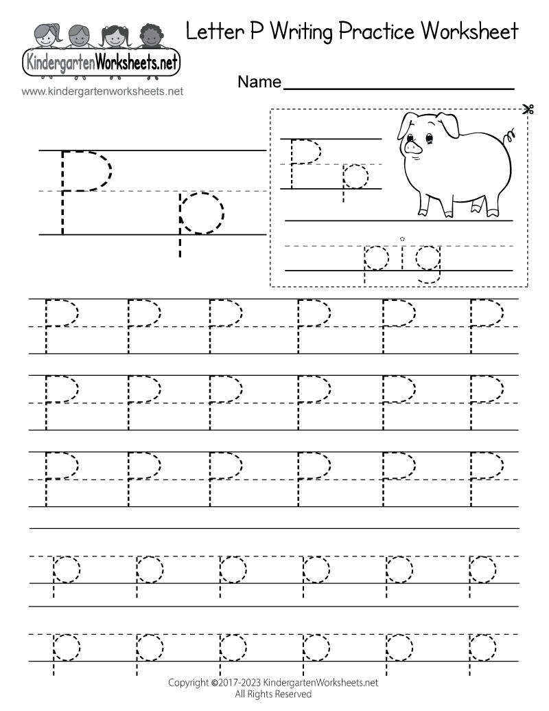 Alphabet Writing Blank Worksheets