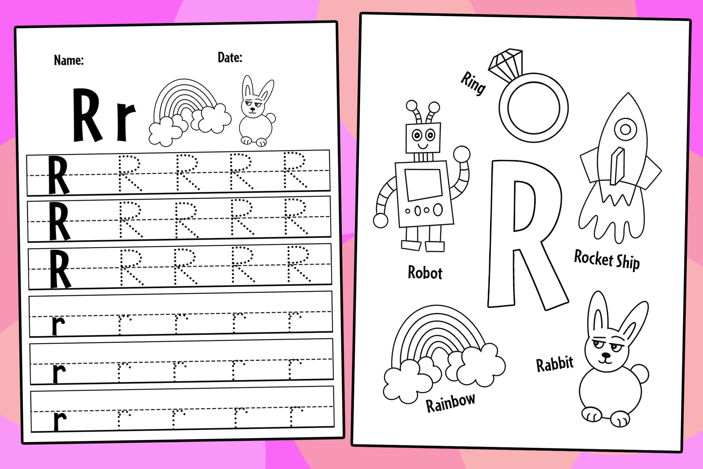 Free Printable Letter R Worksheets For Preschool The Hollydog Blog Worksheets Library