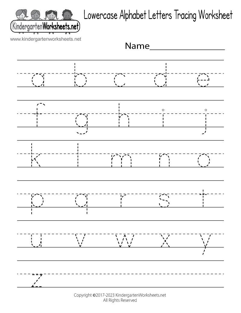 Alphabet Letters Worksheets Printable