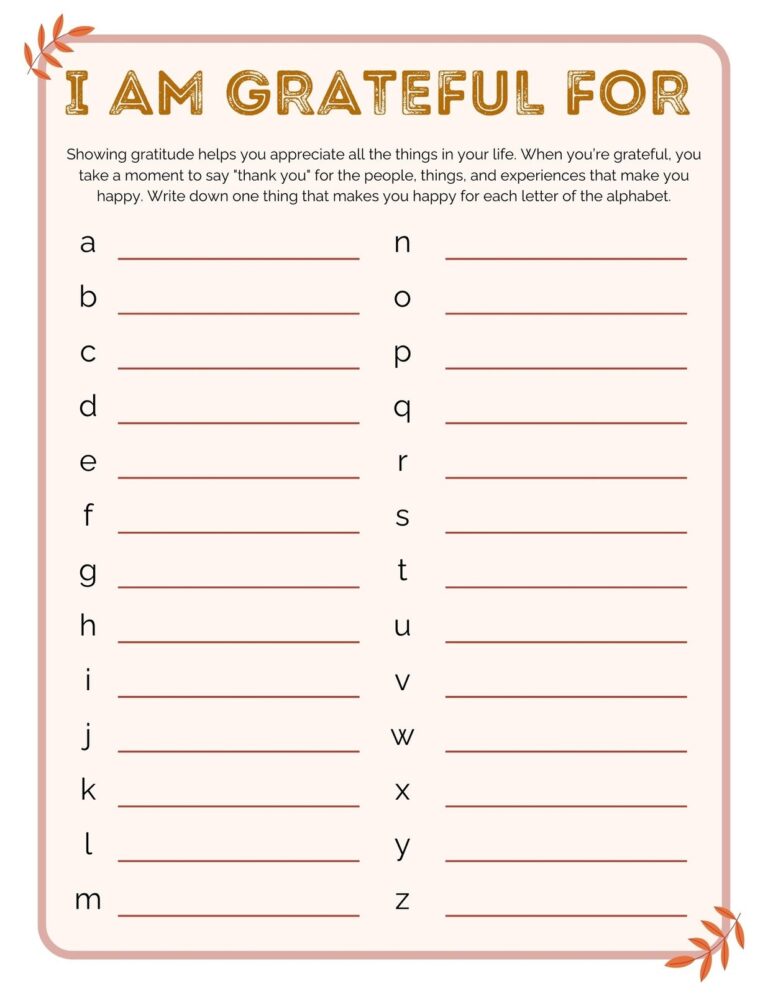 Free Printable Thanksgiving Worksheet Templates Canva