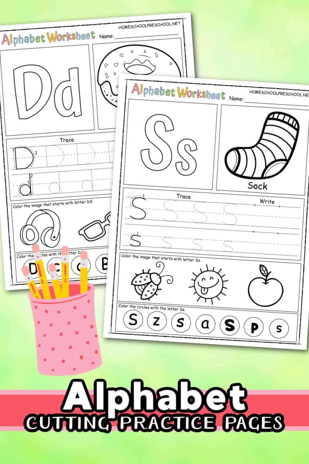 Letter Review Alphabet Worksheets
