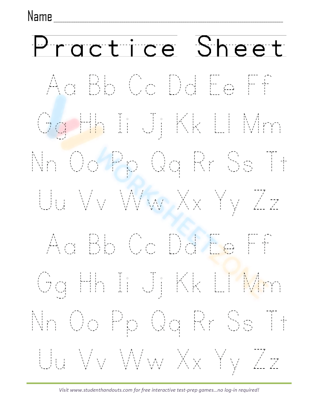 Grade 1 Alphabets Worksheets 2025