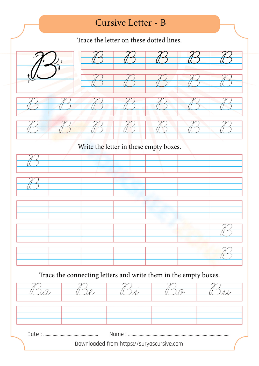 Grade 2 Cursive Capital Letters Worksheets 2025