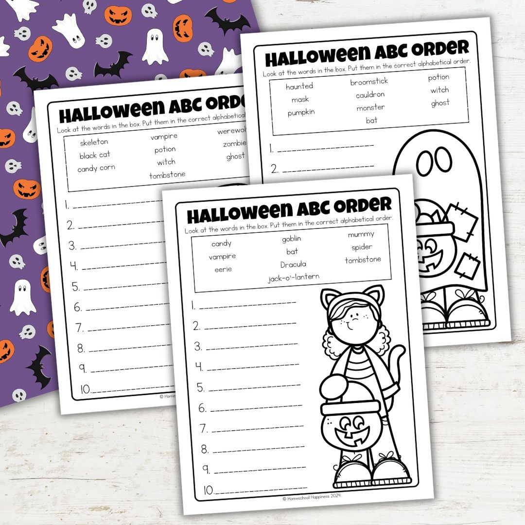 Free Alphabetizing Worksheets