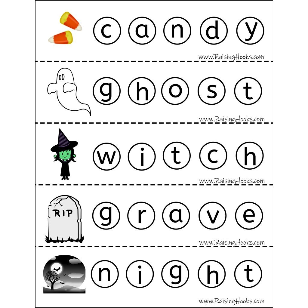 Halloween Alphabet Worksheets