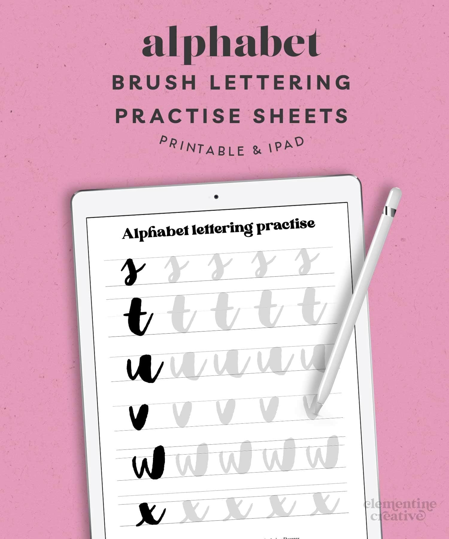 Alphabet Lettering Practice Worksheets