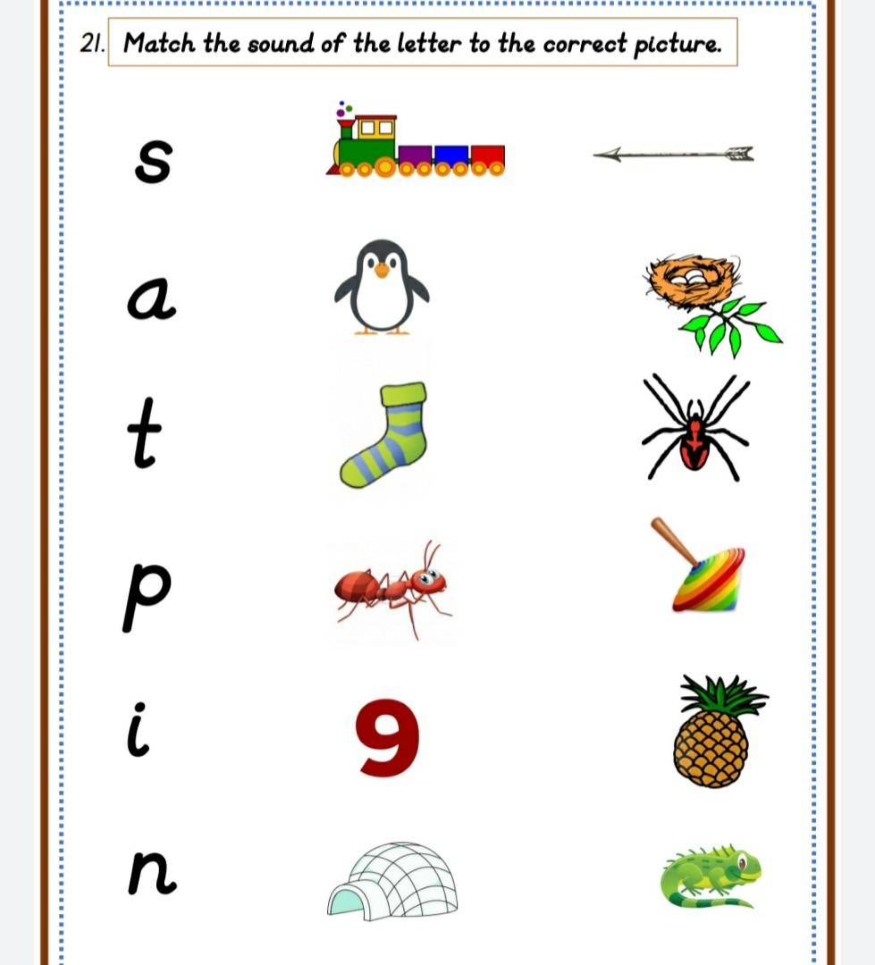 Jolly Phonics Alphabet Worksheets