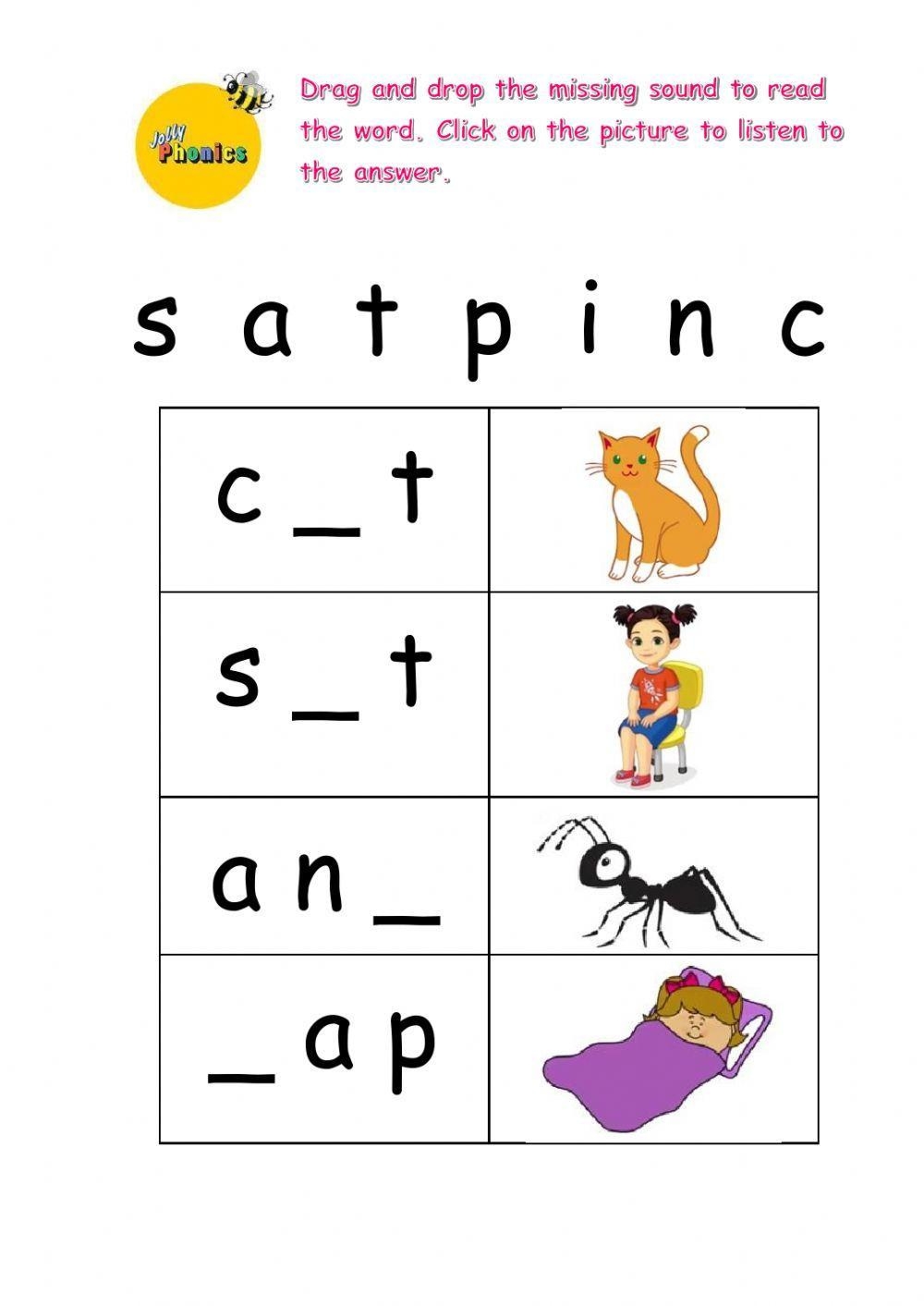 Jolly Phonics Worksheets Kids Fun Activities At Home Facebook Worksheets Library