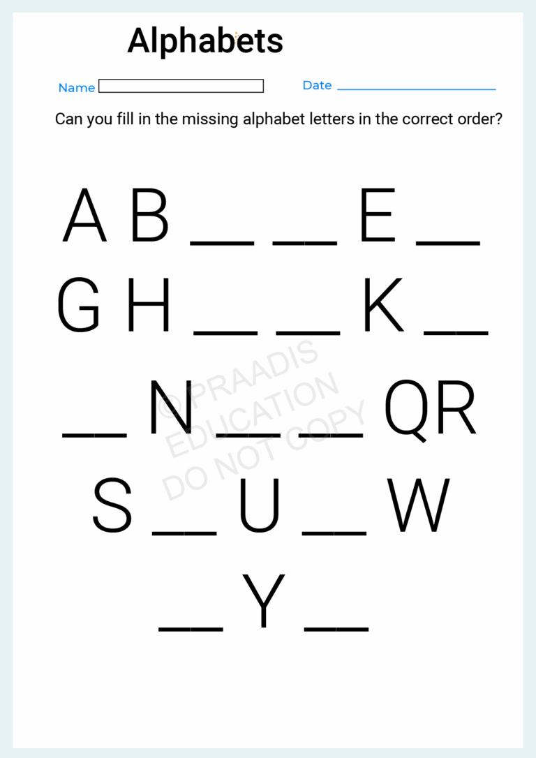 KG English Worksheet Fun Learning Activities For Kindergarten
