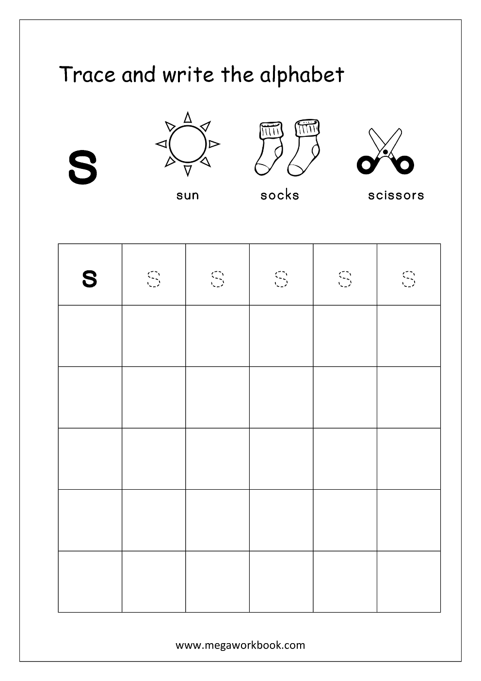 Kindergarten Alphabet Worksheets Free Printable Alphabet Worksheets Alphabet Writing Worksheets Small Letters Lowercase MegaWorkbook