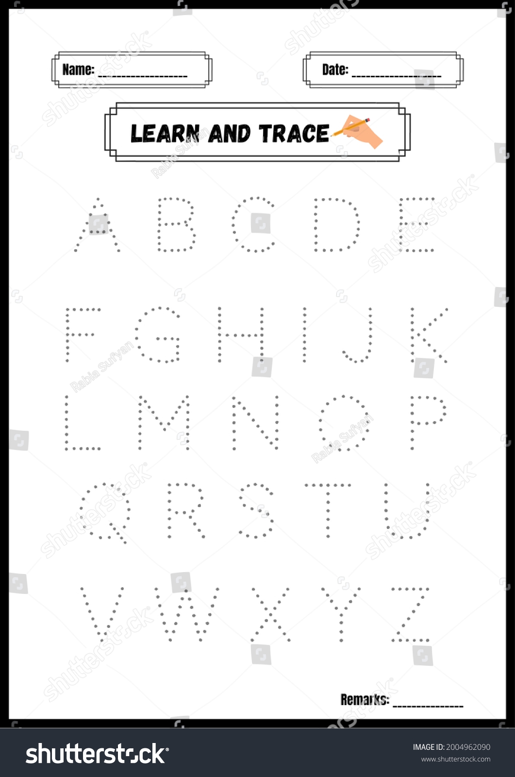 Montessori Alphabet Worksheets