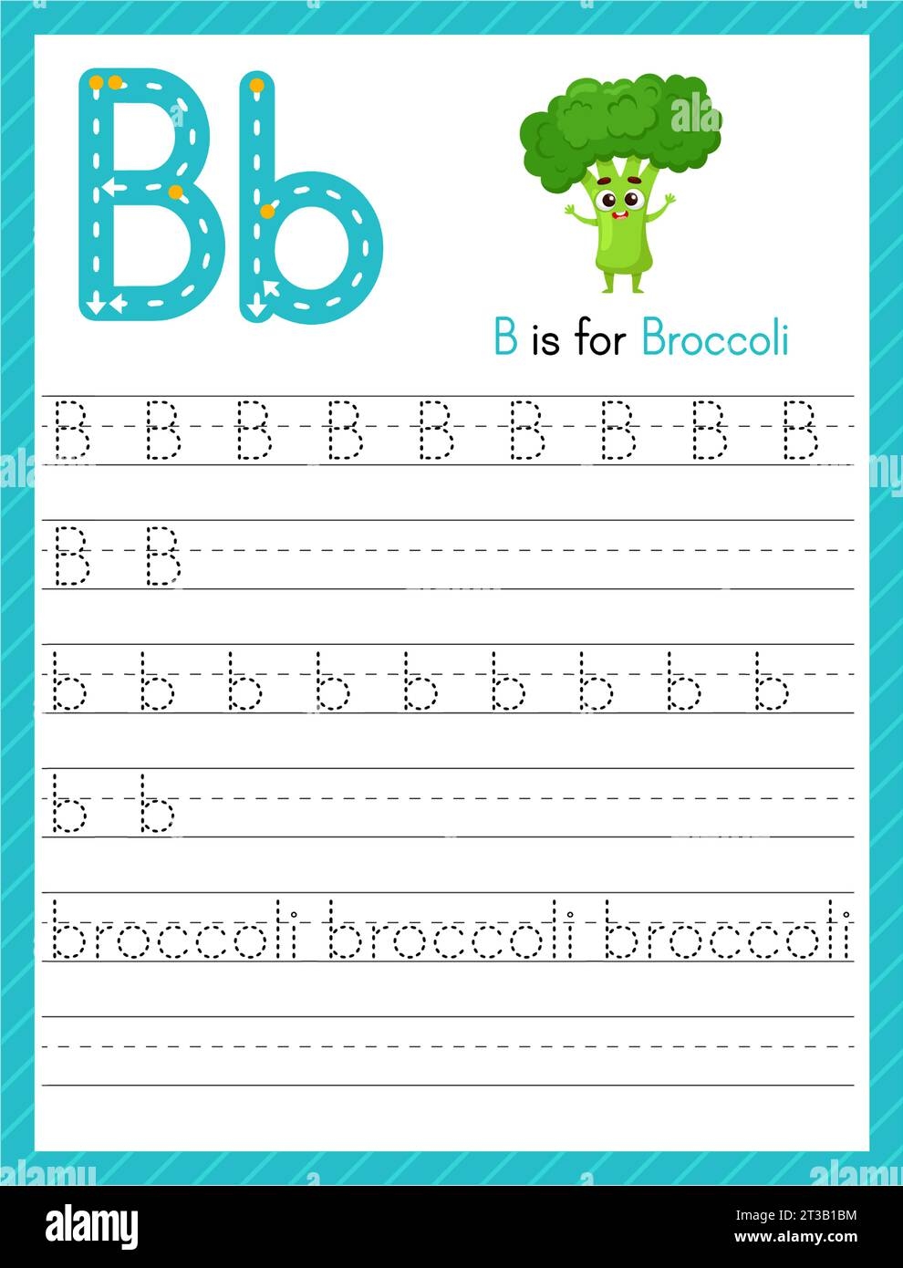 Letter B Tracing Hi res Stock Photography And Images Alamy