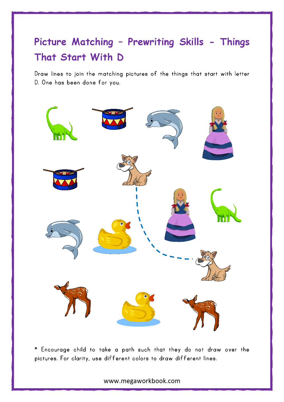 Letter D Activities Letter D Worksheets Letter D Activities For Preschoolers Letter D Printables MegaWorkbook