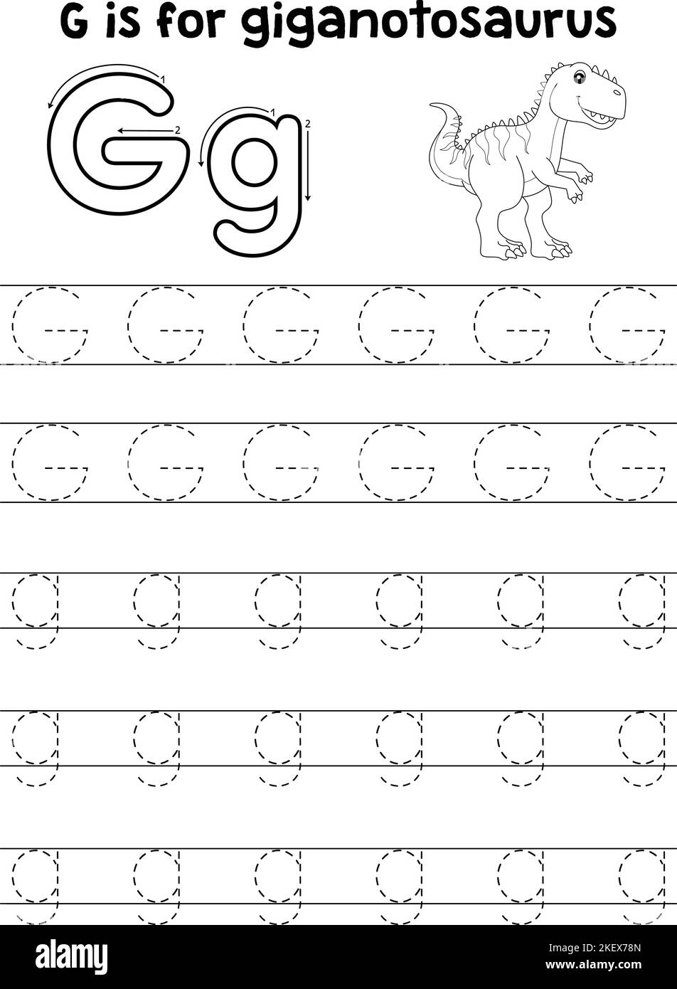 Letter G Tracing Hi res Stock Photography And Images Alamy