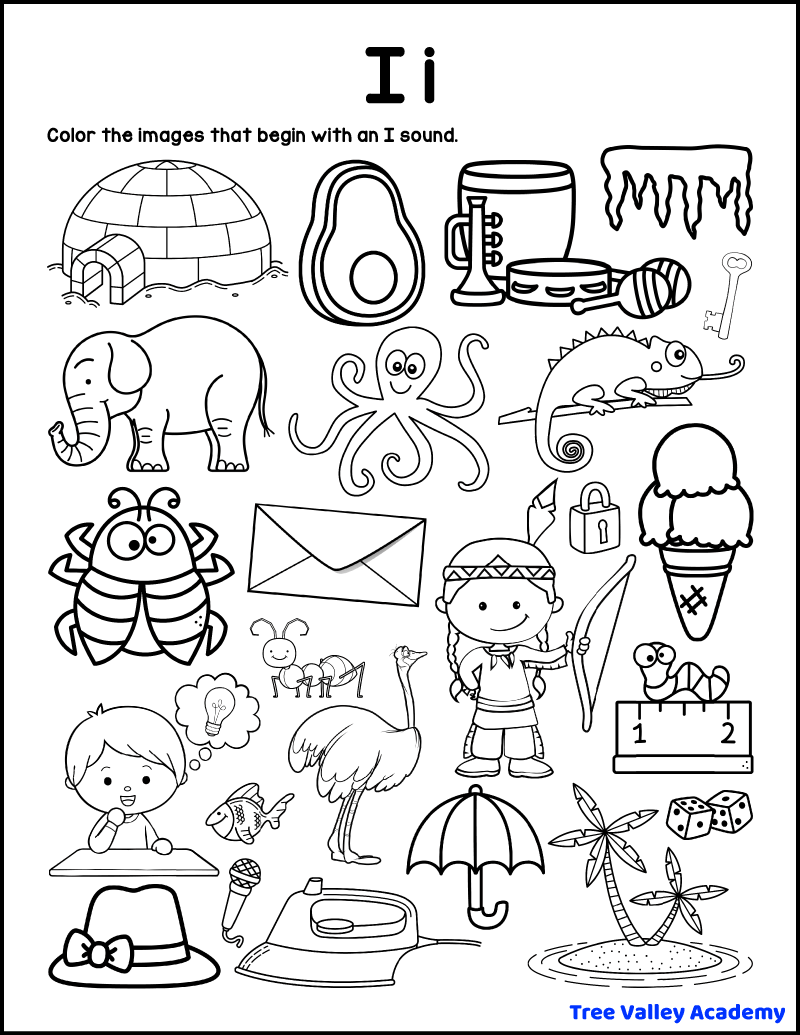 Alphabet Sound Worksheet
