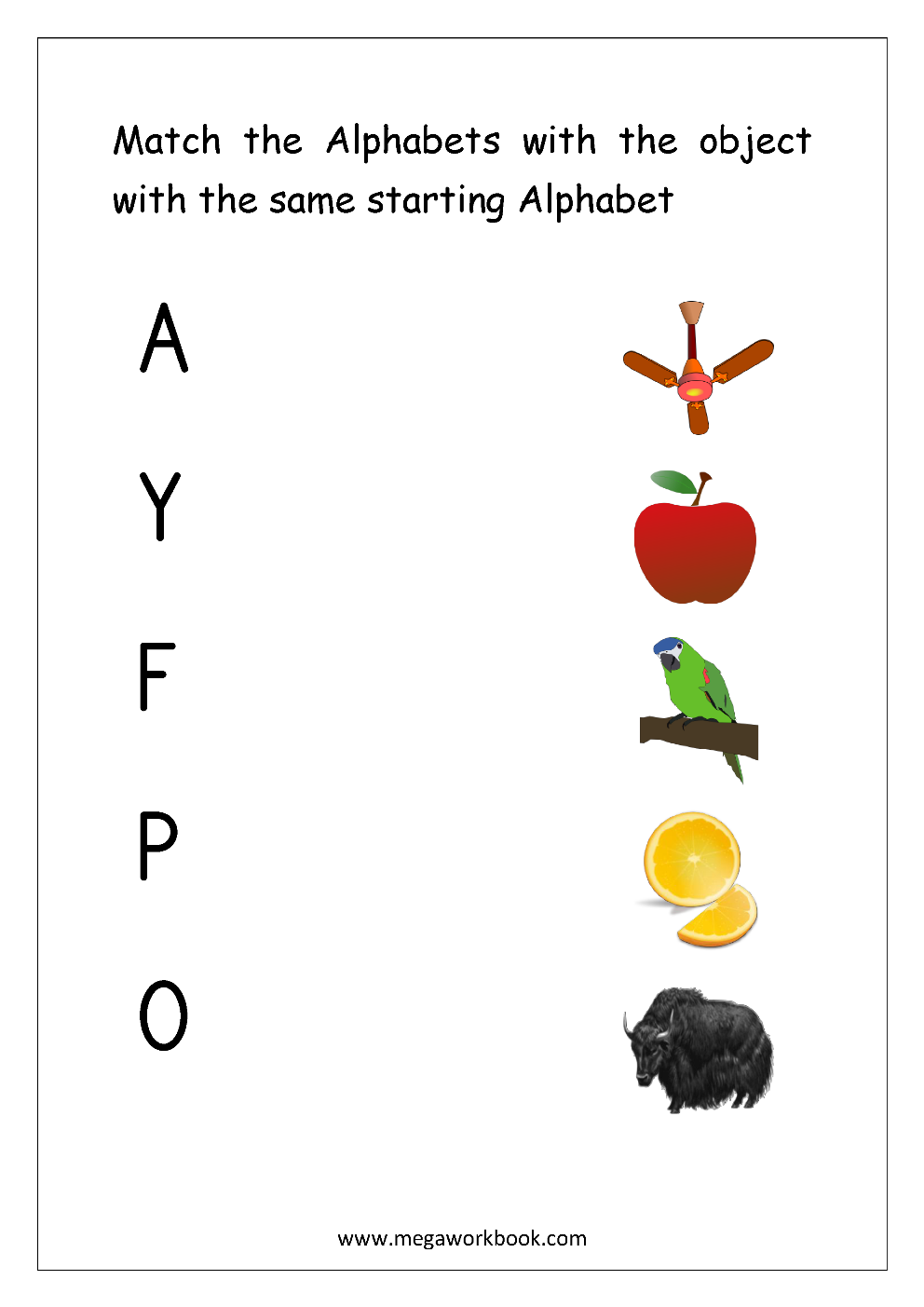 Letter Matching Worksheets Alphabet Matching Worksheets Alphabet Matching Printables Match Uppercase And Lowercase Letters MegaWorkbook