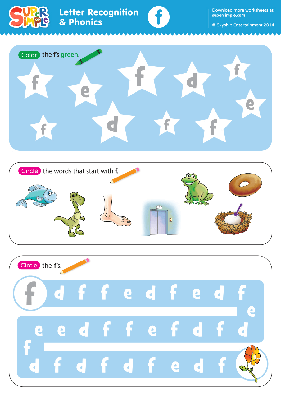 Small Alphabets Worksheets