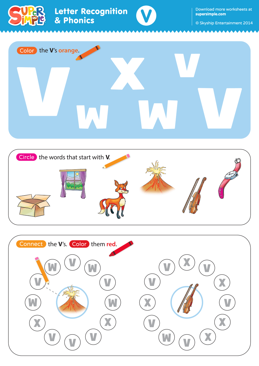 Free Printable Alphabet Phonics Worksheets