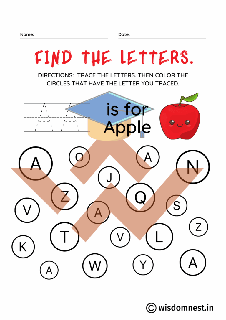 Letter Recognition Worksheet