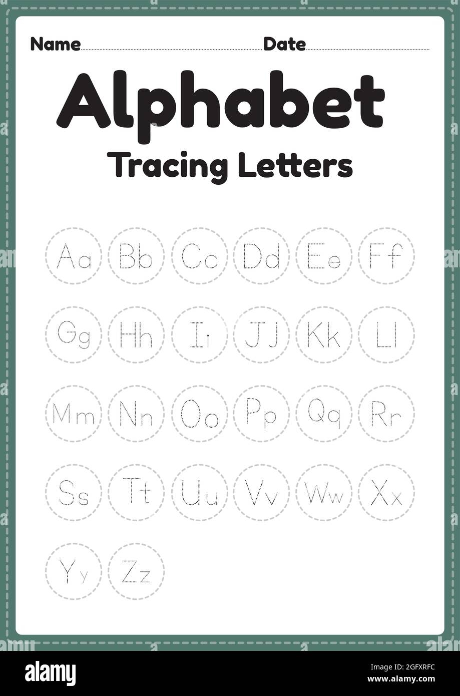 Printable Alphabet Worksheets Preschool