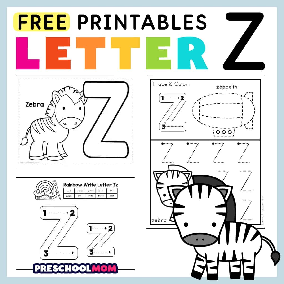 Alphabet Z Worksheet