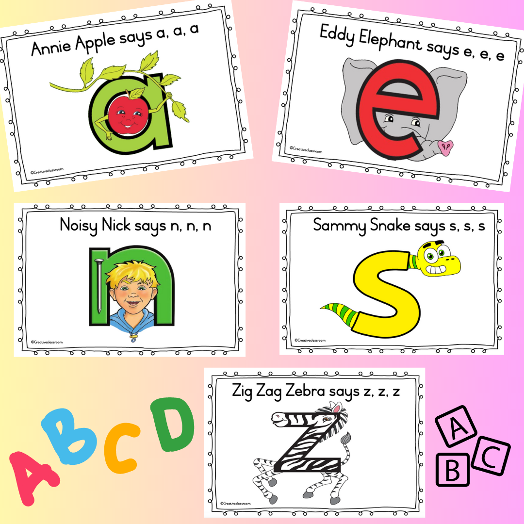 Letterland A5 Posters Teacha Worksheets Library