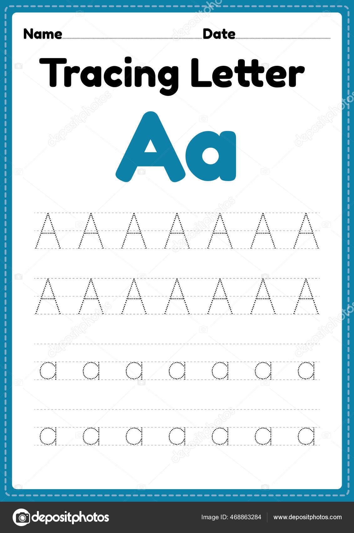 Melacak Surat Alfabet Lembar Kerja Untuk Anak Anak Dan Prasekolah Vektor Stok Oleh tuktukdesign 468863284
