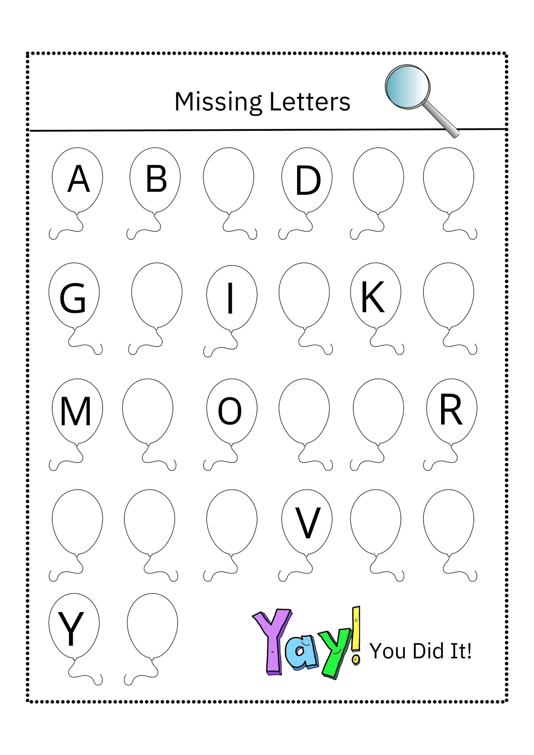 Missing Letter Worksheets Activity Pages Alphabet Letters Printables Instant Download Home Schooling Handwriting Practice Etsy Australia
