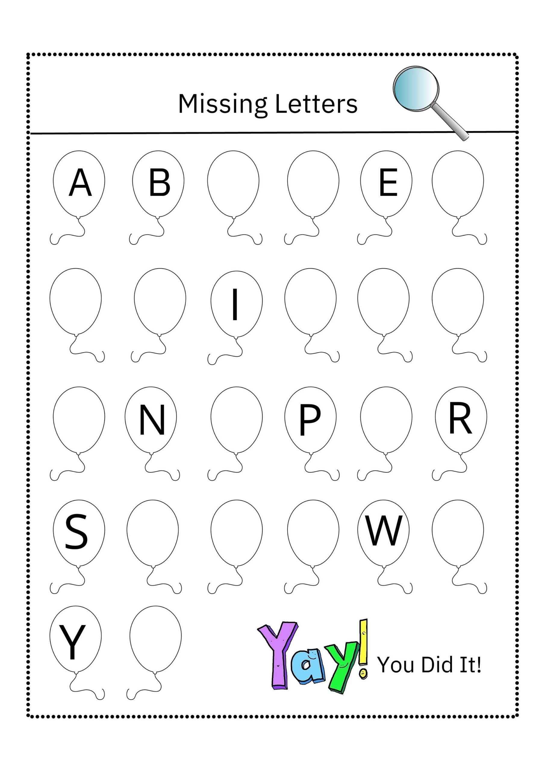 Missing Letter Worksheets Activity Pages Alphabet Letters Printables Instant Download Home Schooling Handwriting Practice Etsy Australia