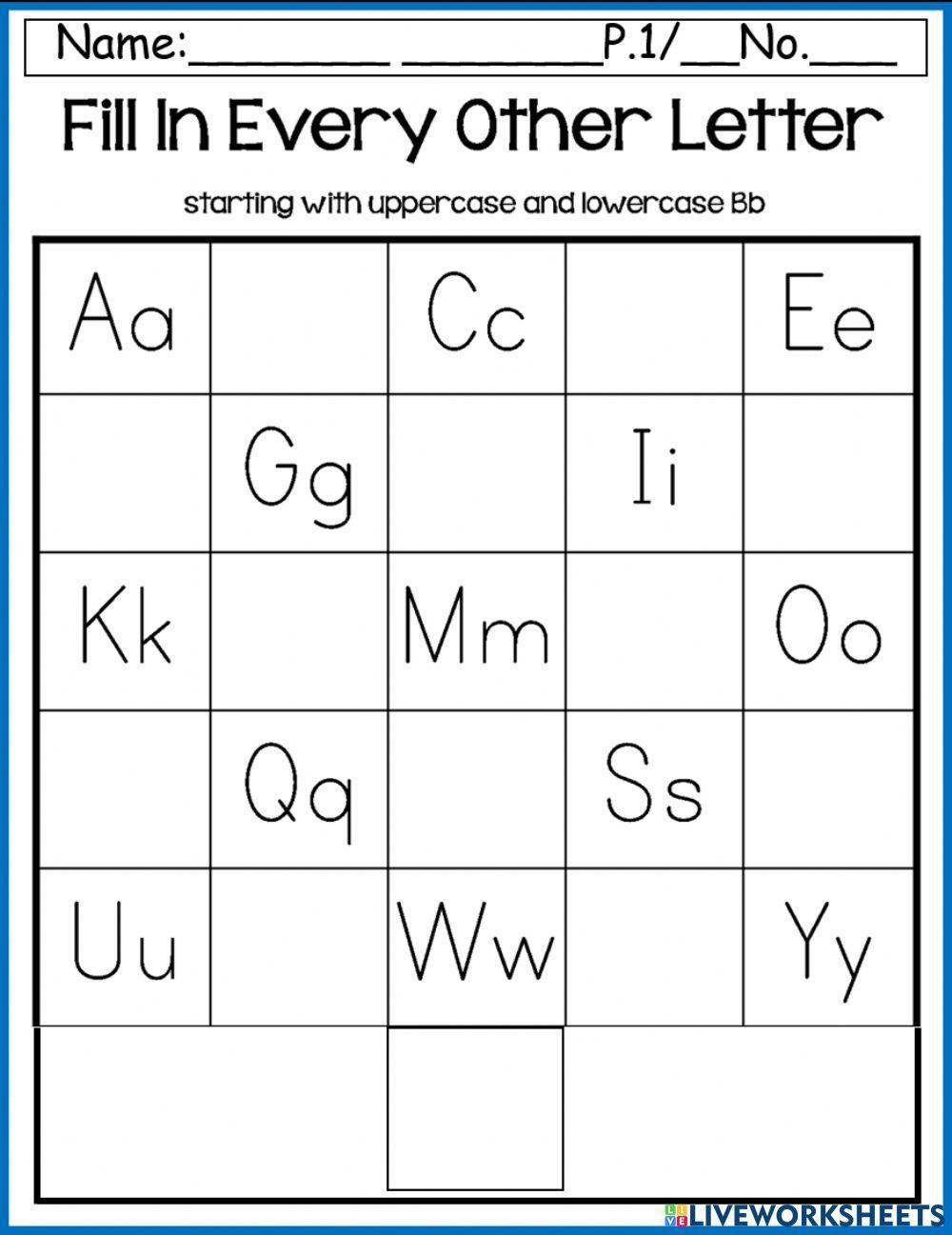 Missing Letter Worksheets For Students Worksheets Library