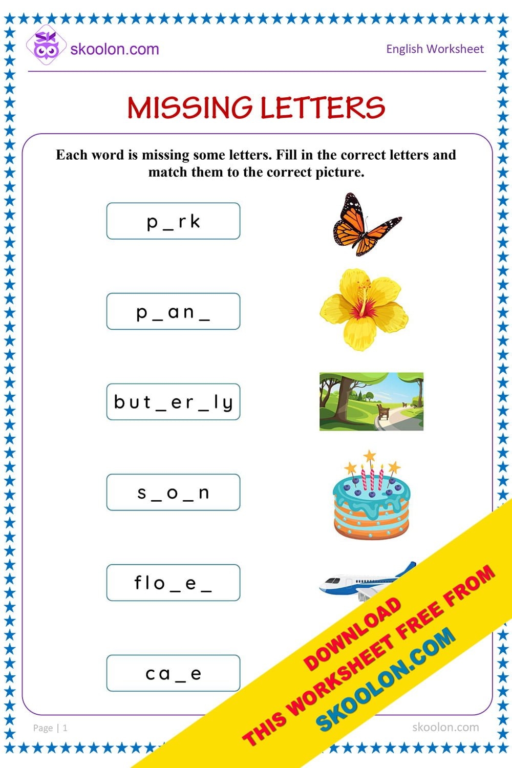 Alphabet Missing Letters Worksheets Pdf