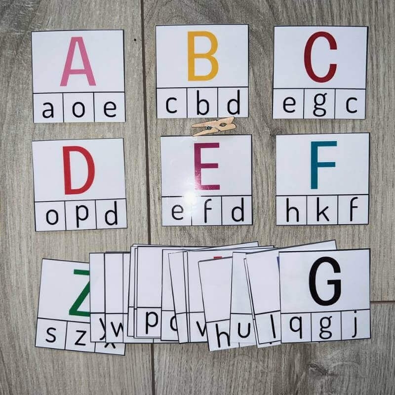 Montessori Alphabet Worksheet