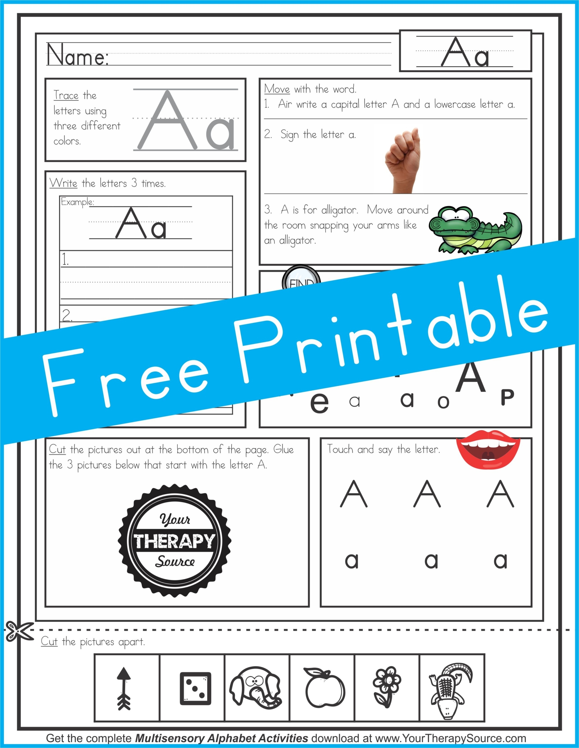 Multisensory Alphabet Activities Your Therapy Source