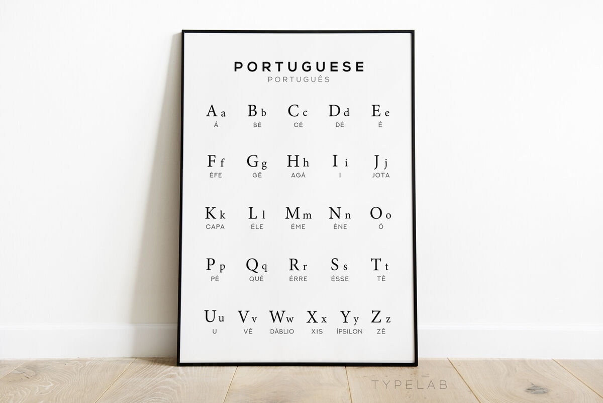 Portuguese Alphabet Worksheet