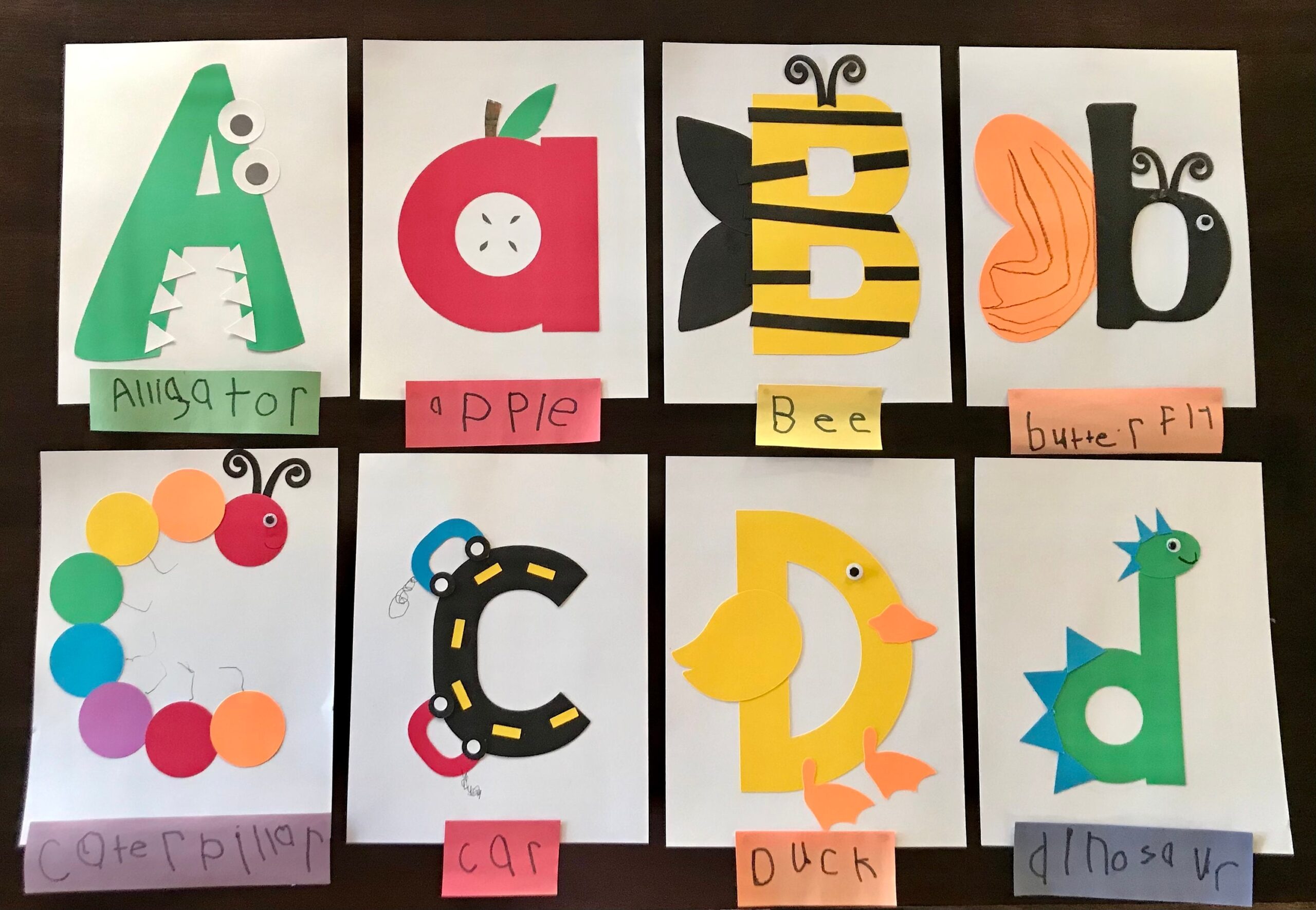 Precut Preschool Letter Crafts Uppercase And or Lowercase 