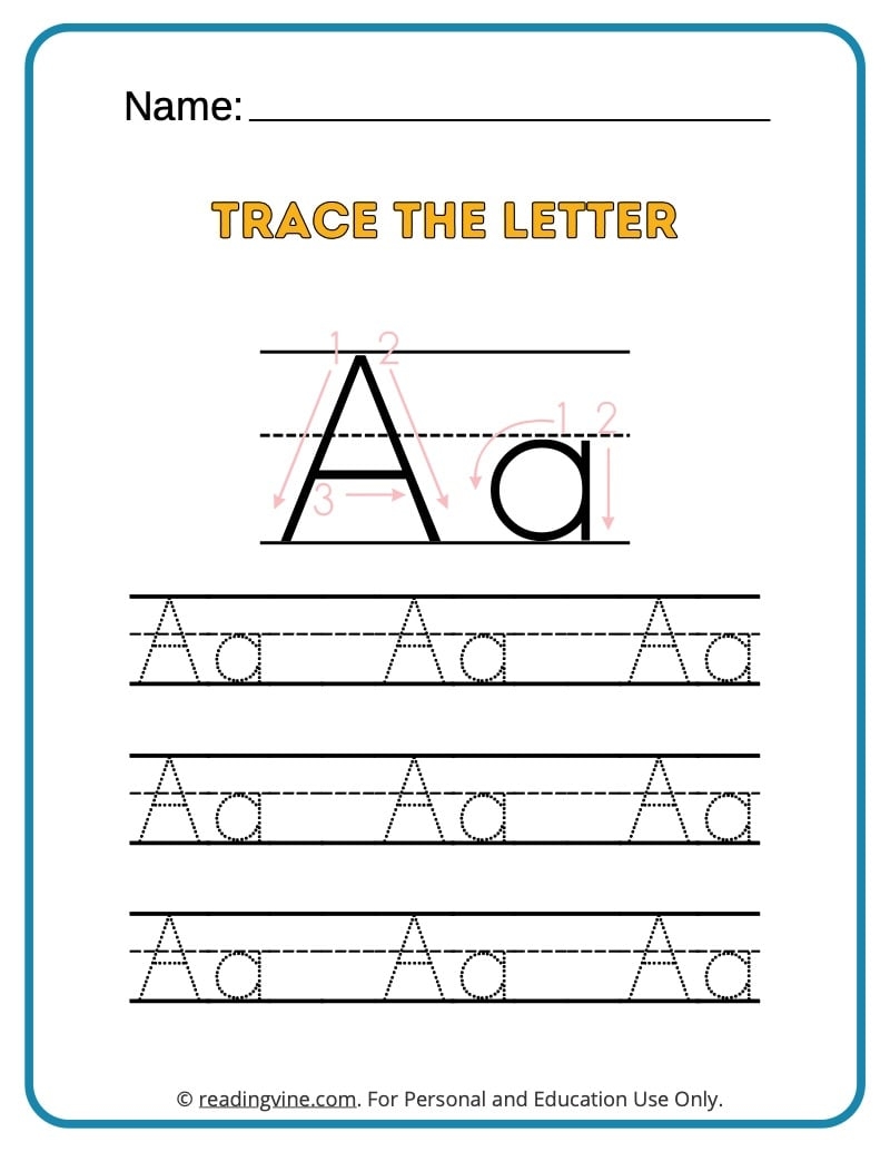Alphabet Letters Printables For Preschoolers