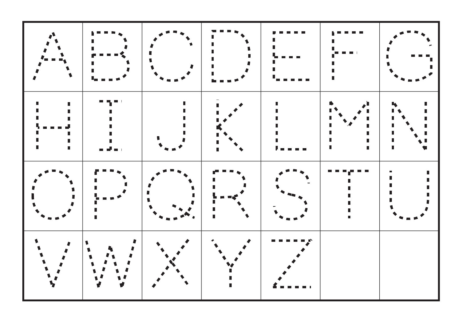 Preschool Tracing Pages Printable Coloring Pages FREE