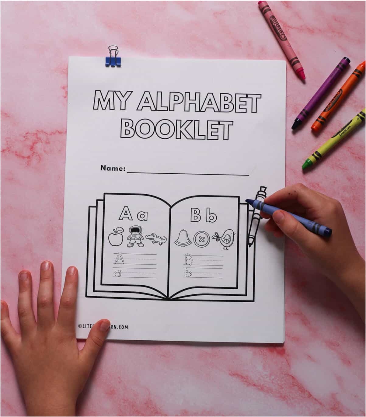 Printable Alphabet Book For Kids Free Download Literacy Learn
