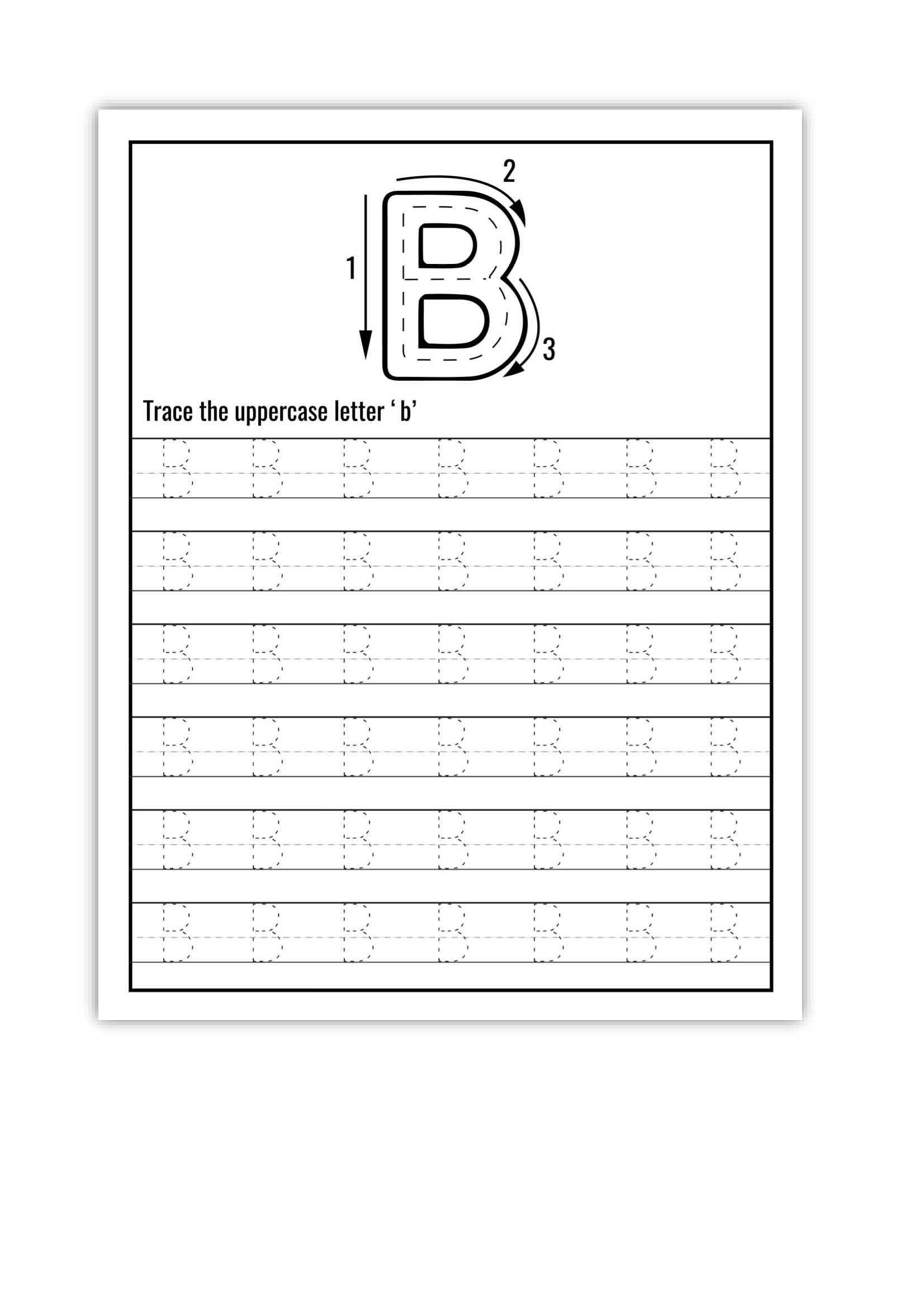 Printable Alphabet Tracing Worksheets Uppercase And Lowercase Letter Writing