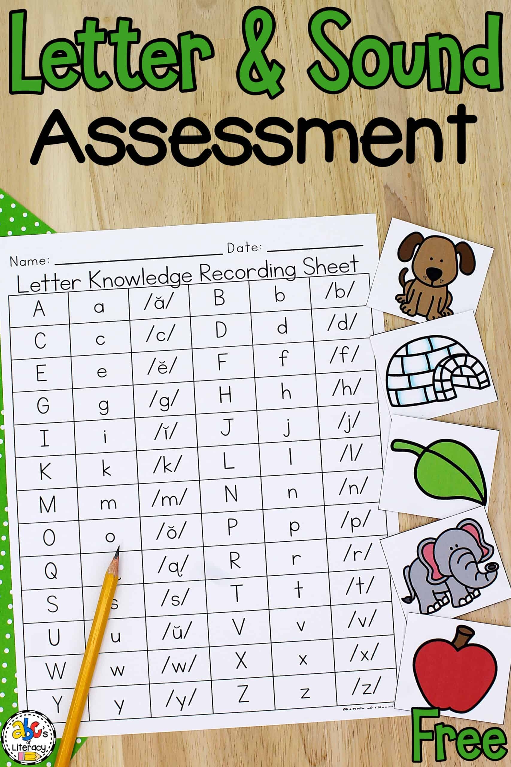 Sound U0026 Letter Knowledge Assessment Recording Sheets