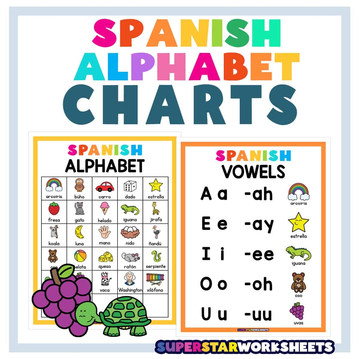 Spanish Alphabet Printable Worksheets