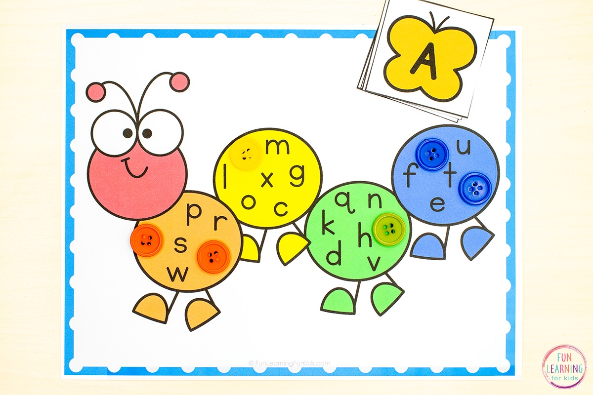 Alphabet Caterpillar Worksheet