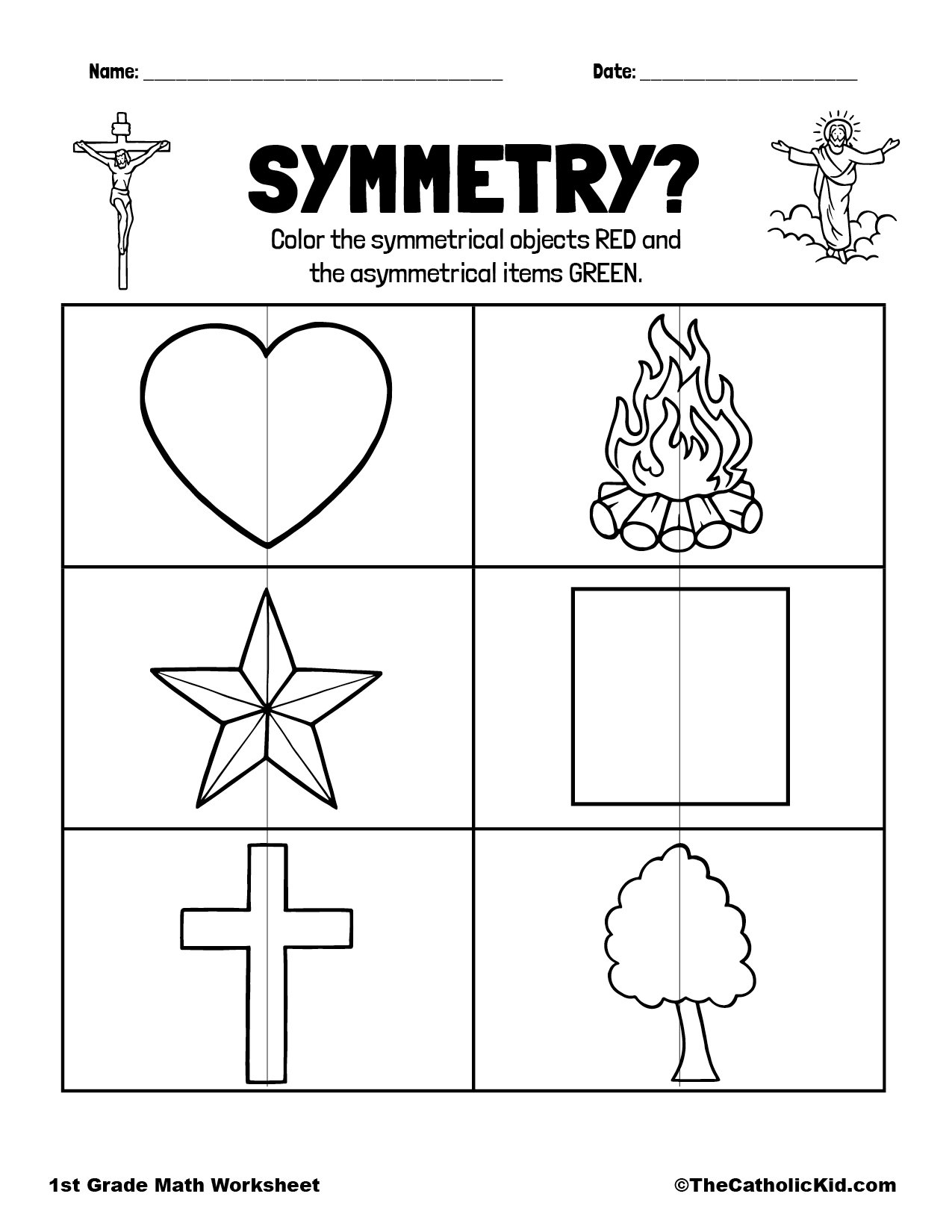 Alphabet Lines Of Symmetry Worksheet