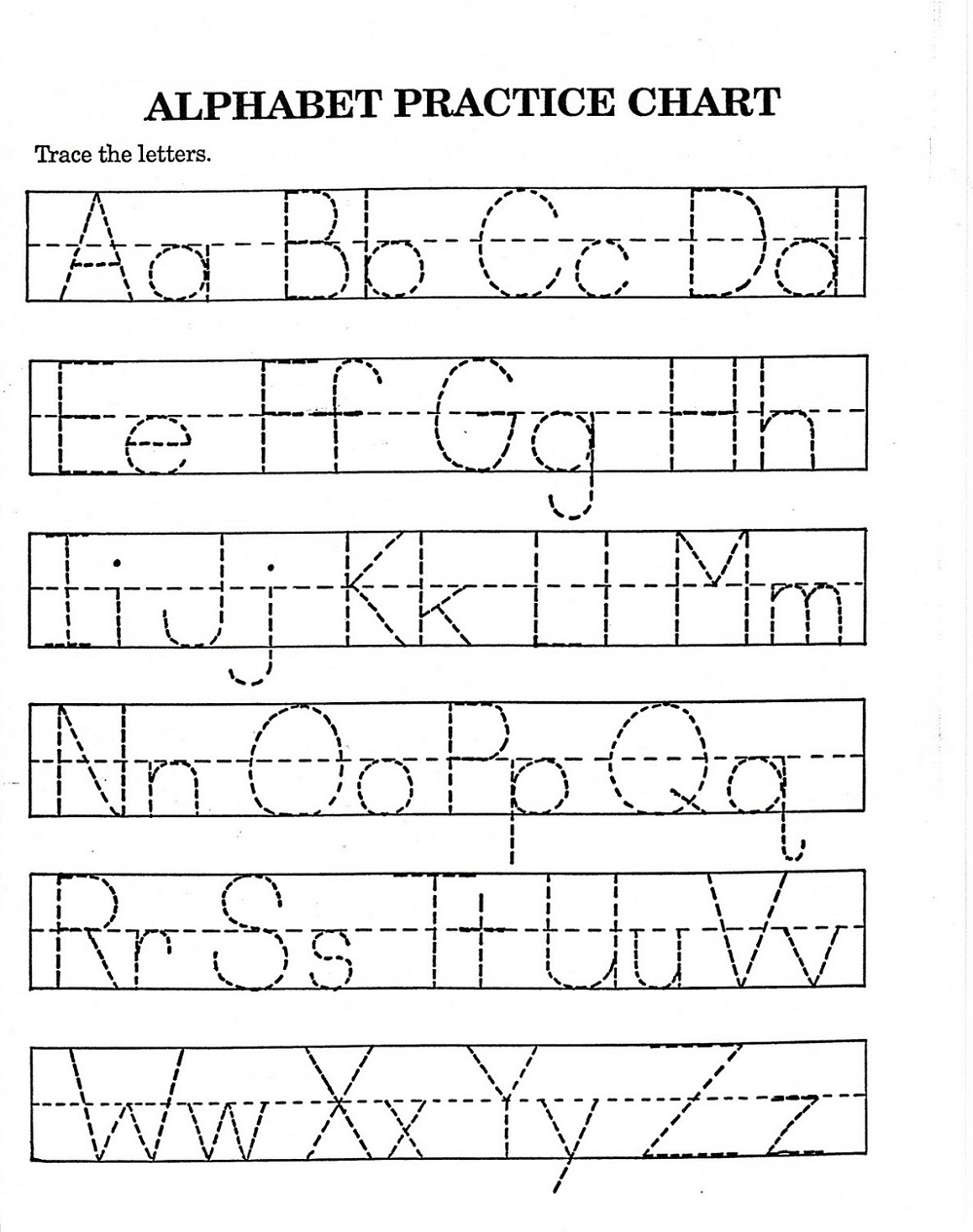 Traceable Alphabet Worksheets A Z Activity Shelter Worksheets Library
