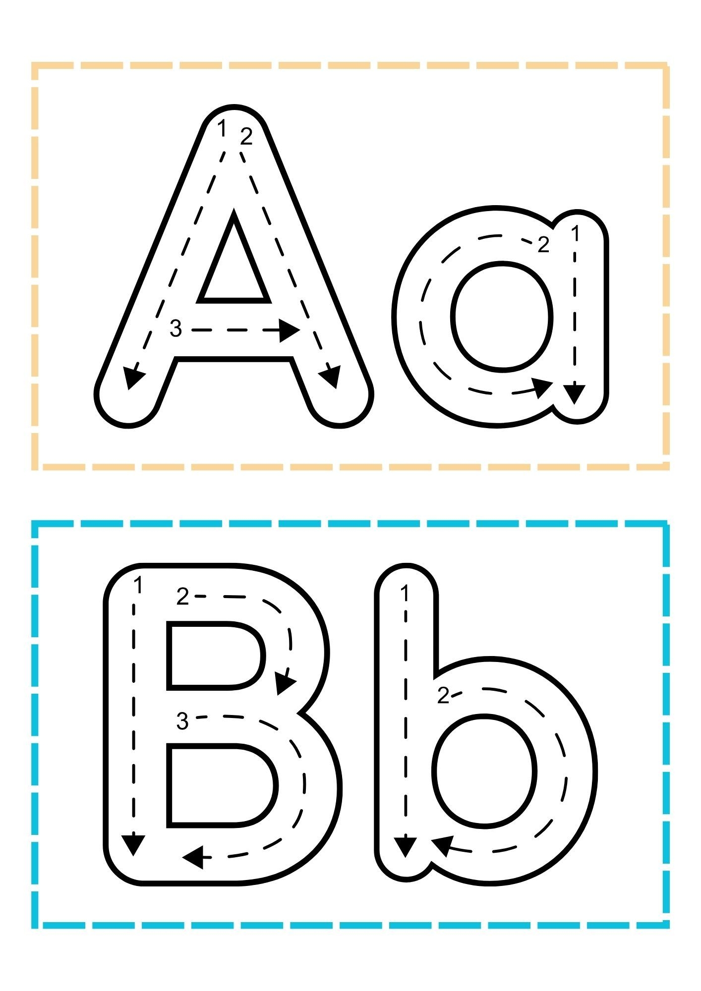 TRACING ALPHABET BIG AND SMALL LETTER By Almacdeasis80 Raket PH