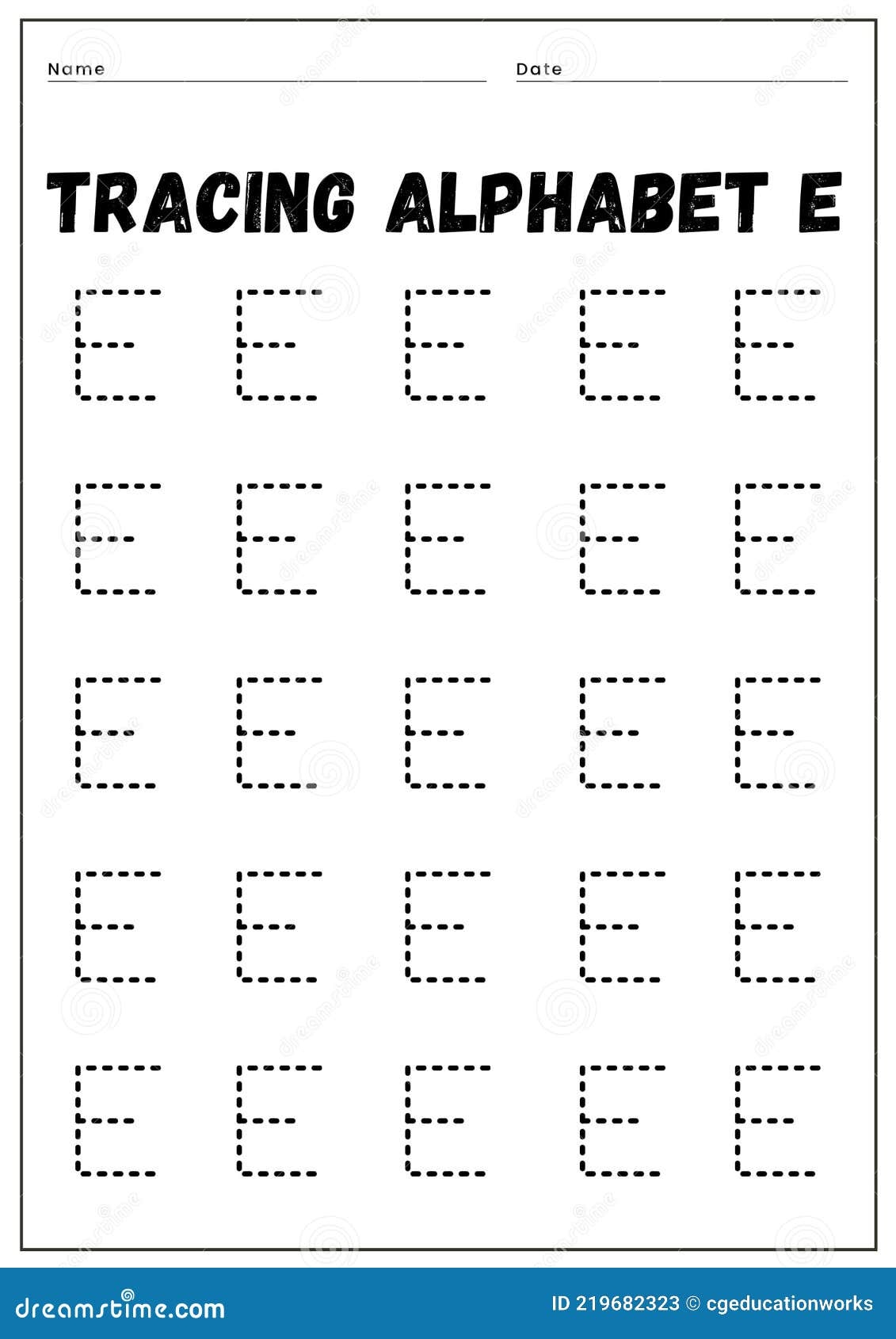 English Alphabet Worksheet For Nursery