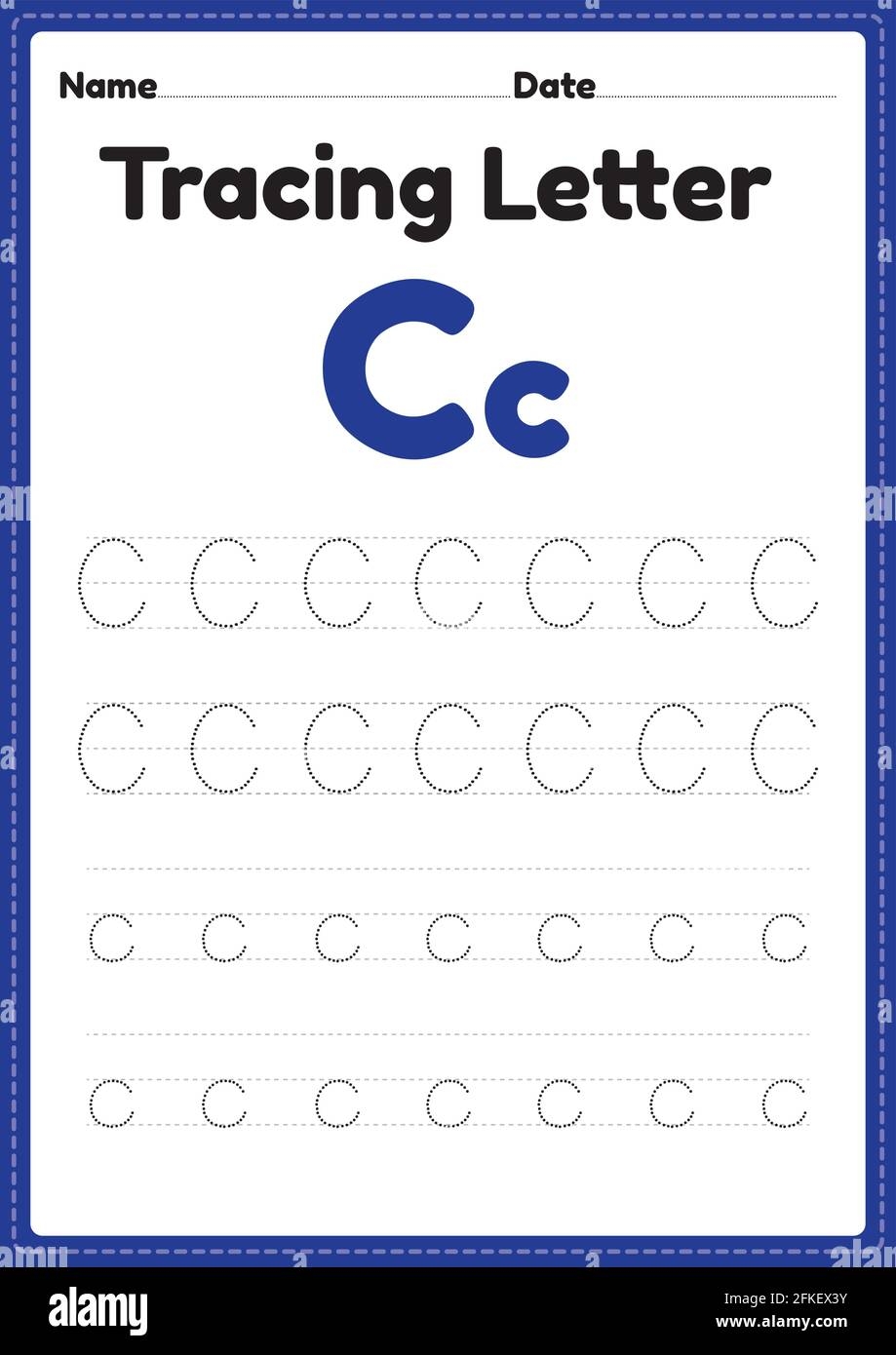 Printable Dotted Line Alphabet Worksheets